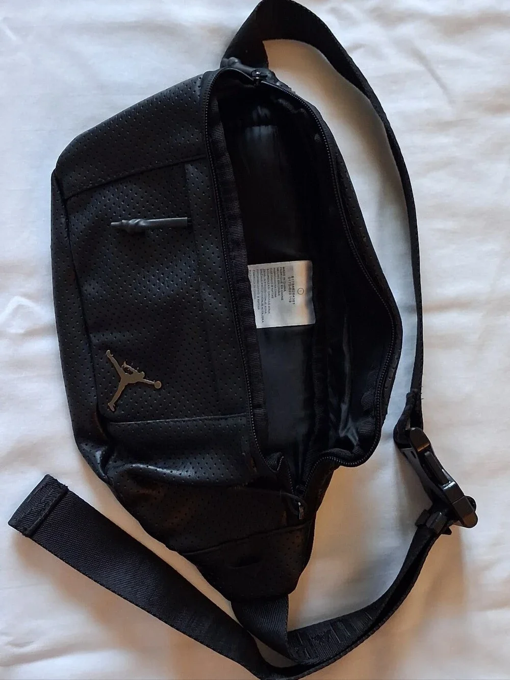 Jordan Black Waist Pack with Jumpman Logo